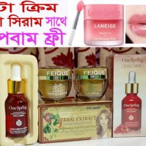 Feque চায়না ডে ও নাইট ক্রিম এবং One Spring সিরাম